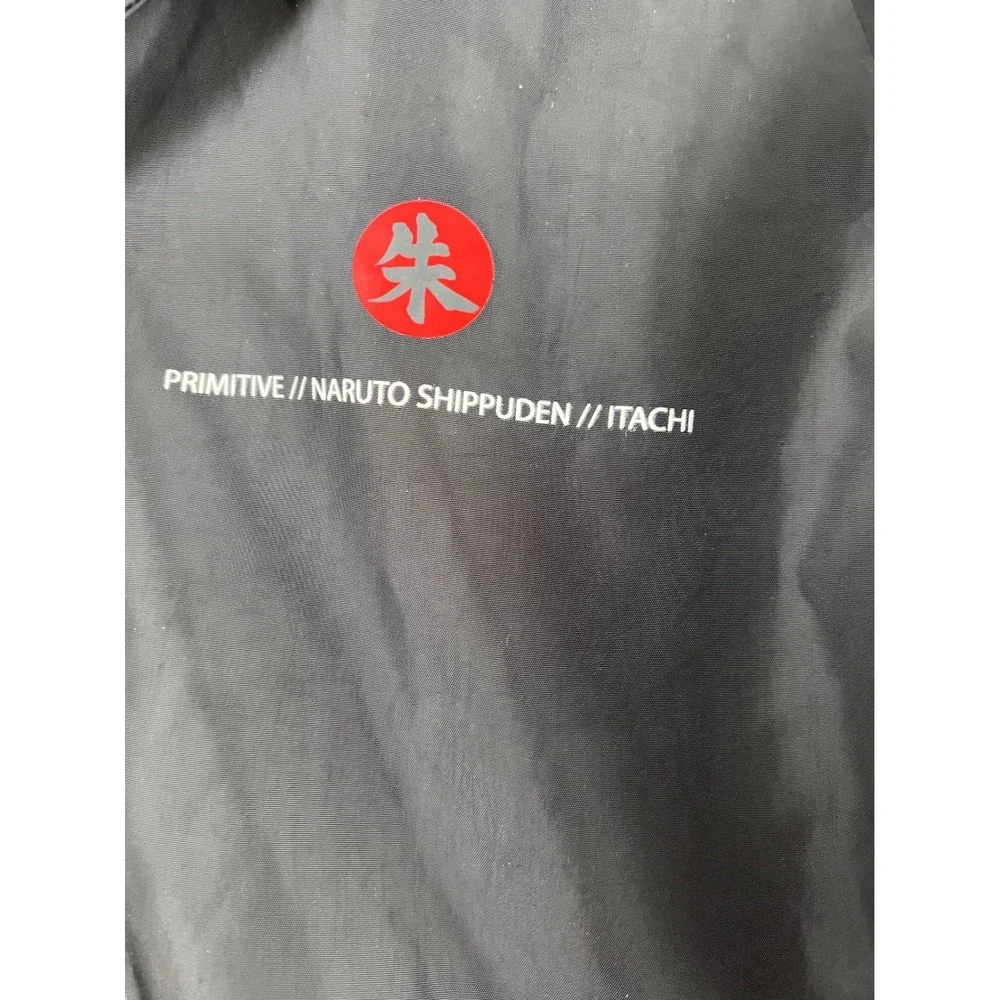 Primitive Naruto Shippuden Mens M Itachi Uchiha Coaches Jacket Akatsuki Cloud